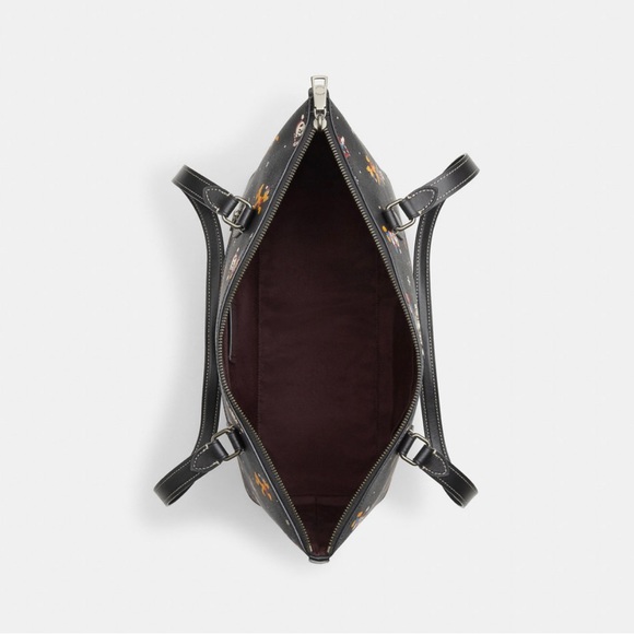 NWT Coach Outlet Disney X Coach Gallery Tote With Holiday Print - Picture 5 of 7